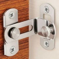 portable steel door lock 90 degree door lock buckle protection and bathroom safety window door a9s9