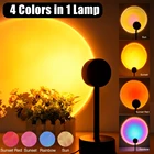 INS проектор лампа закат USB светильник фон для фотостудии Светодиодная лампа романтическое домашнее настенное украшение фон настросветильник