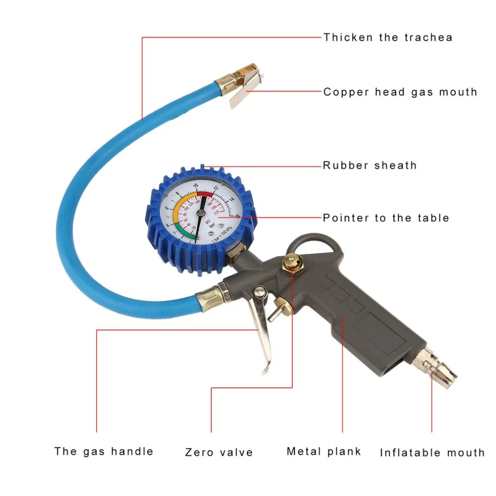 Новинка высокоточный Автомобильный манометр для шин цифровой Фотодатчик датчик