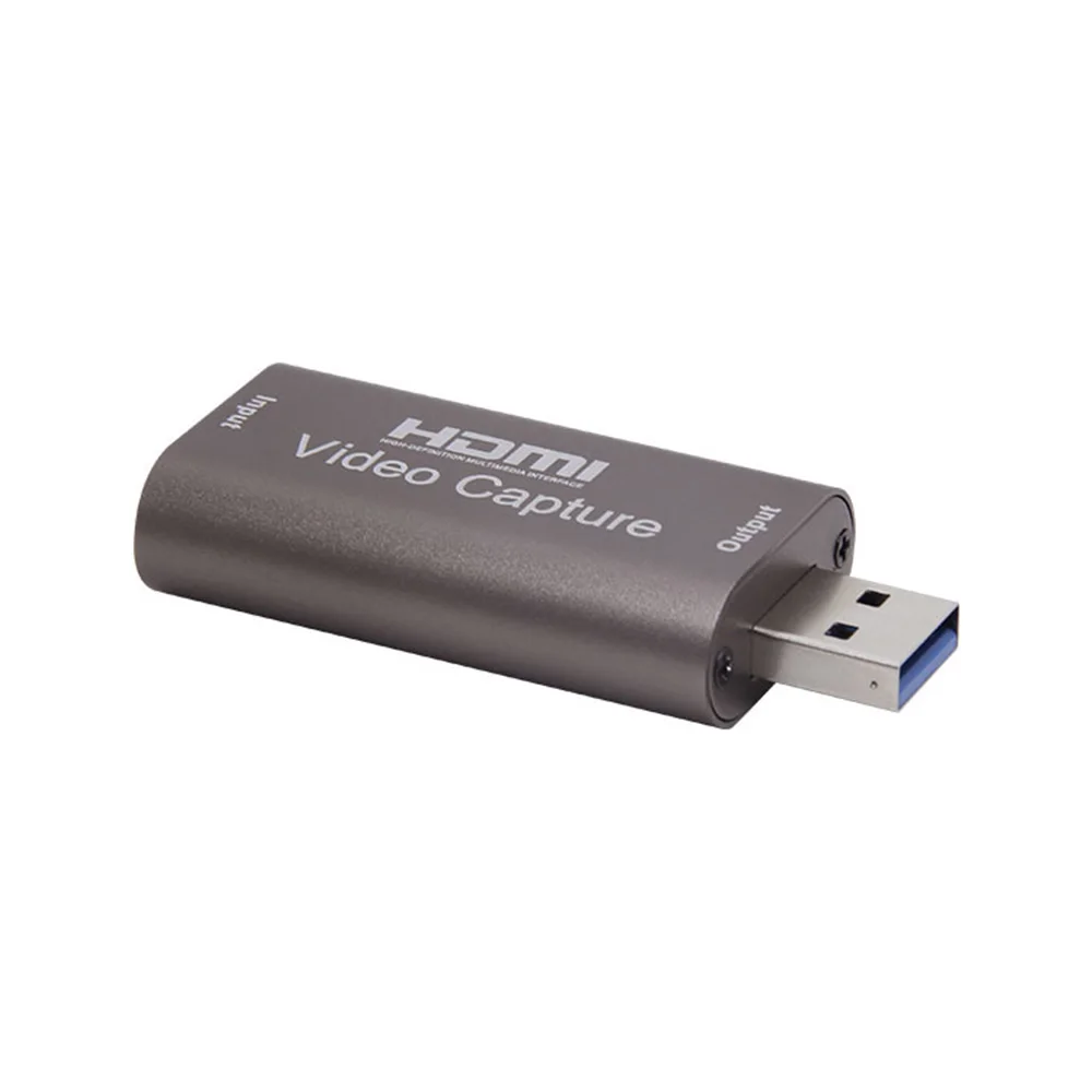 Карта видеозахвата 1080P 4K USB 3 0 2 HDMI записывающая коробка для PS4 игр DVD видеокамер