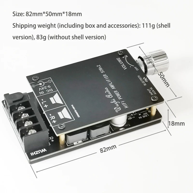 Уровень HiFi 2,0 Стерео Bluetooth цифровой усилитель мощности плата TPA3116 50WX2 усилитель для громкоговорителя с фильтром