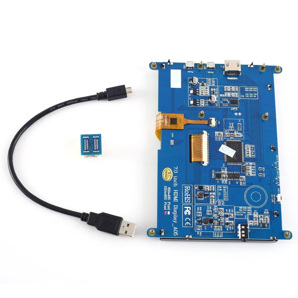 Новый 7 дюймовый tft LCD модуль HD дисплей 800*480 RGB интерфейс с емкостным сенсорным