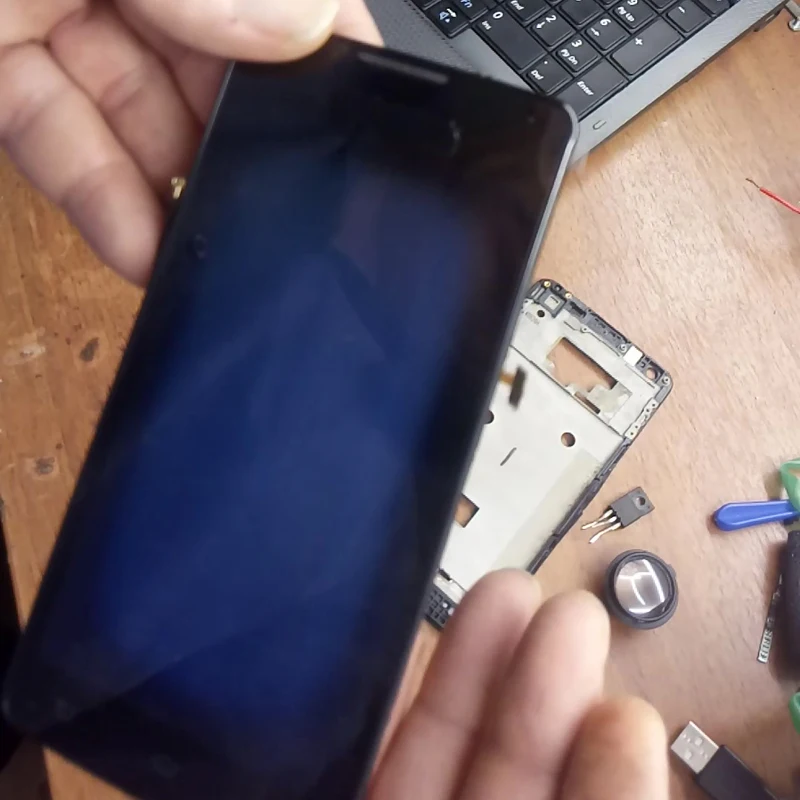 Цифровой преобразователь для Philips W6610 W6618 сенсорный экран с ЖК-дисплеем и рамкой