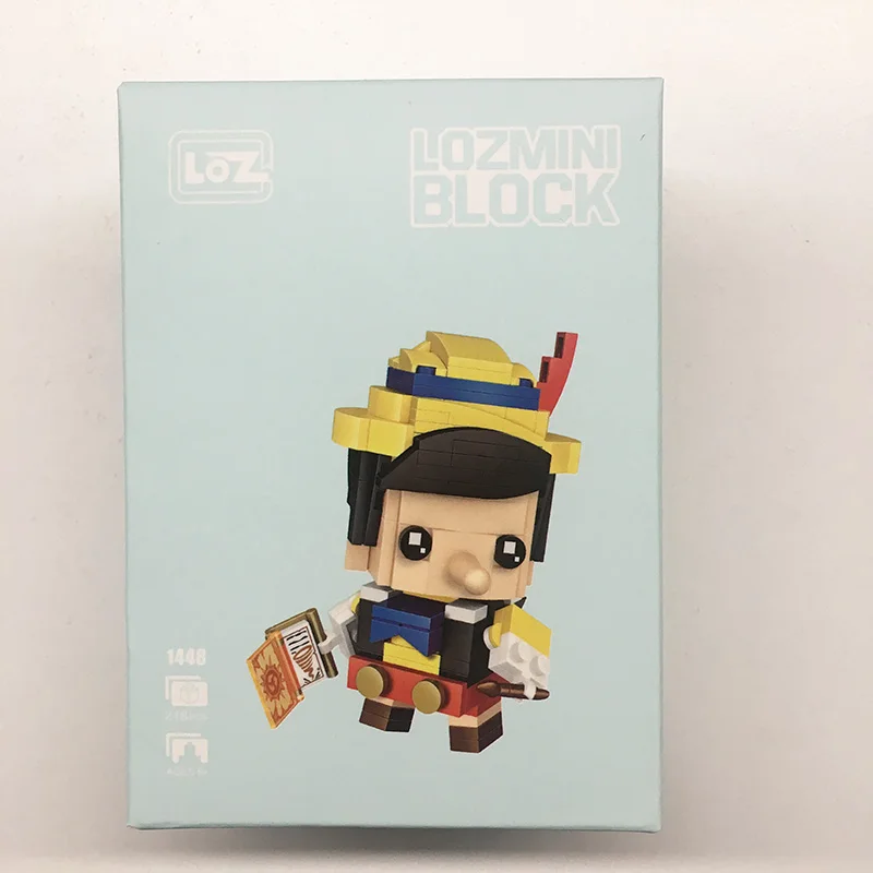 1448 with box LOZ Blocks мини кукольные строительные блоки Аладдина, Джина brick Heads фигурка сборная DIY набор блоков игрушки 1447 1448 - Цвет: 1448 with box