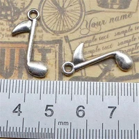 music notes charm pendants jewelry making finding diy bracelet necklace earring accessories handmade tools 5pcs
