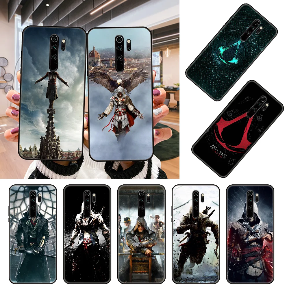 Чехол для телефона Xiaomi Redmi Note 8 7 7A 9 9A 9S 8A 4 5 6 iPad Pro черный чехол Coque Роскошные Hoesjes 3D