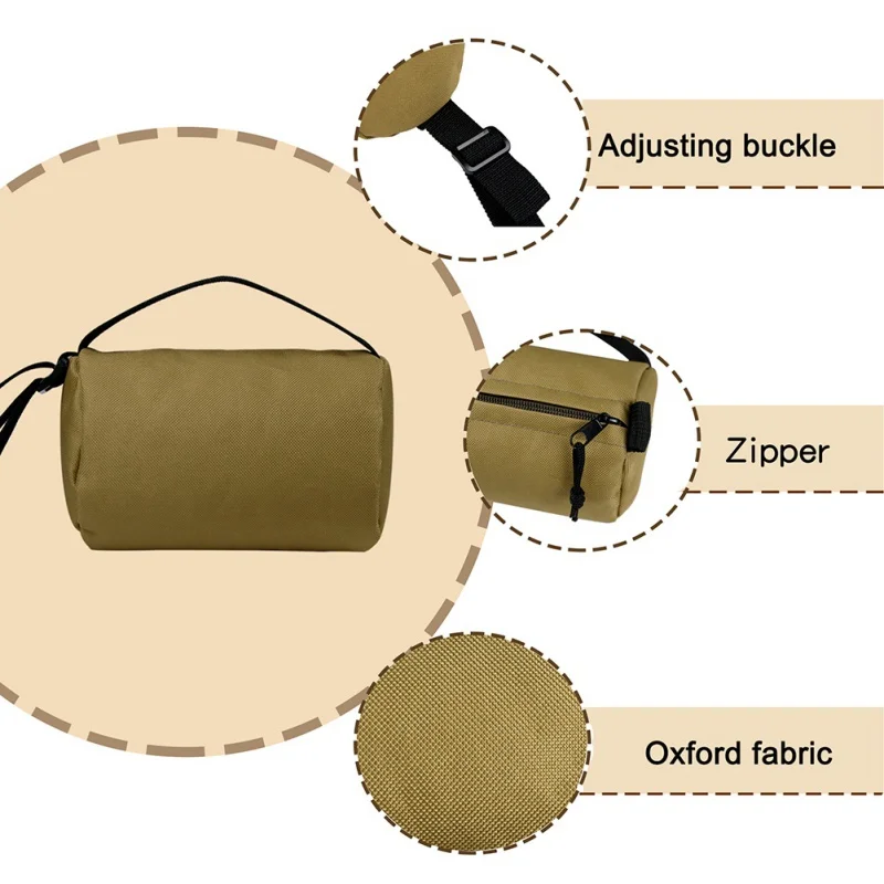 

Molle Bag Sniper Shooting Bag Front Rear Bag Target Stand Rifle Support Sandbag Bench Unfilled Outdoor Tack Driver Hunting Rifle