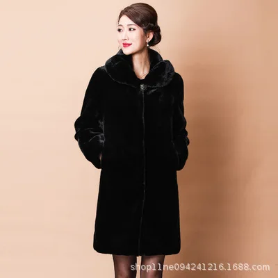 Real Mink Coat Hooded Women Natural Fur Mink Long Coats Winter Jacket With Hood 2021 Fashion Long Sleeve Fur Mink Coat Big Size
