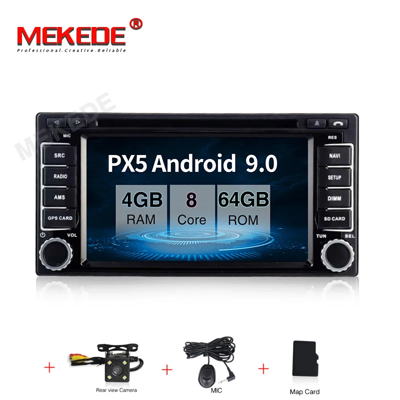 64G dvd camera PX30 Android 9,0 gps навигация автомобильный dvd-плеер для Subaru Forester Impreza 2008-2013 мультимедиа 2 din радио рекордер стерео - Цвет: 64G dvd camera