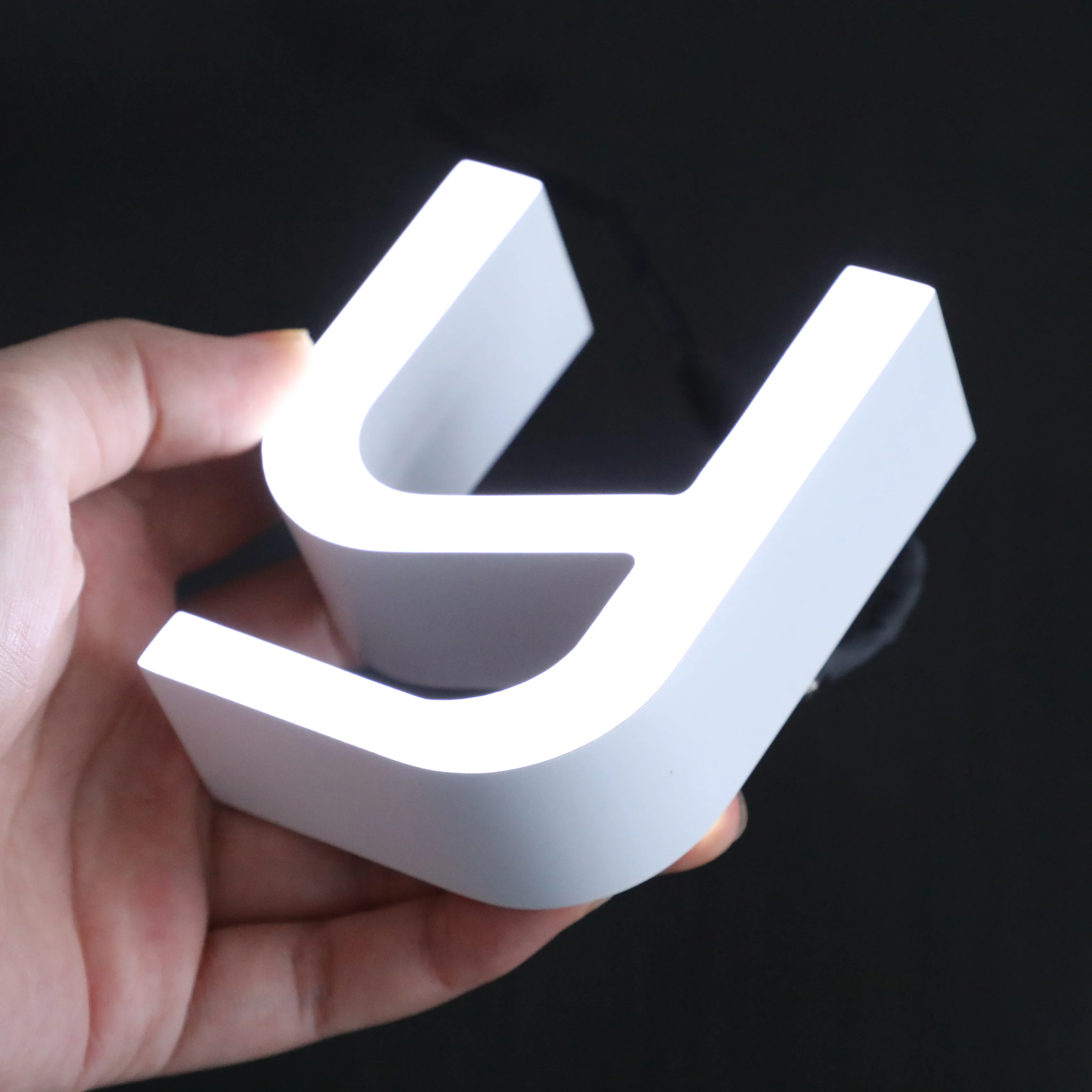 Акриловые светодиодные буквы неоновые вывески подсветка лица рекламная вывеска