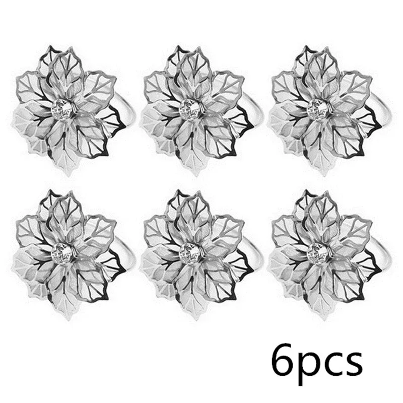 

Кольца для салфеток металлические 6 шт