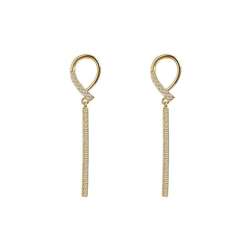 

European Earrings 2020 Trend Fashion Temperament Crystal Long Fringe Earrings Daily Female Party Unusual Earrings Jewelry