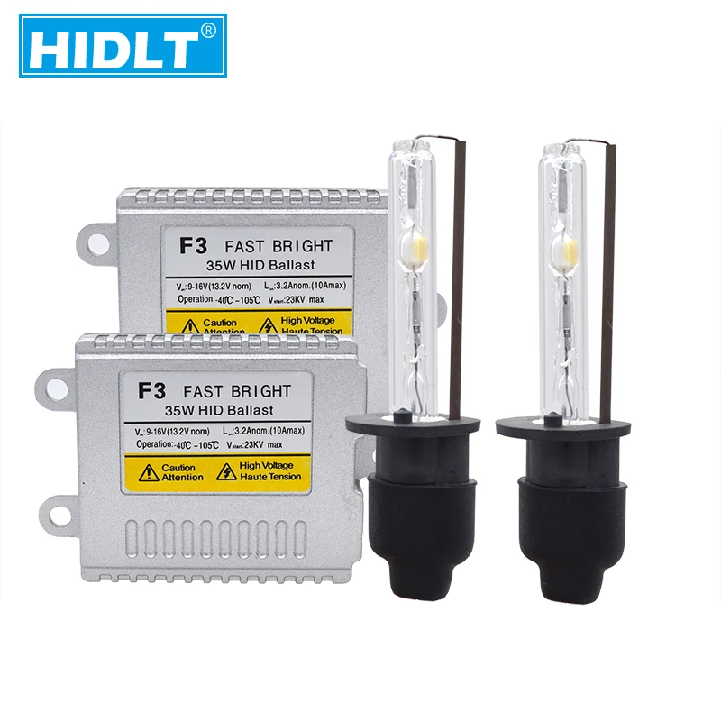 HIDLT оригинальный Cnlight HID комплект фар Xenon H1 H3 H7 H11 9005 9006 D2H 4300K 5000K 6000K 35 Вт балласта для