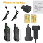 Рация PMR446, 2 шт., беспроводная, 5 Вт, радиоустановка PMR, 16 каналов, CE roHS с CTCSSDCS Codici