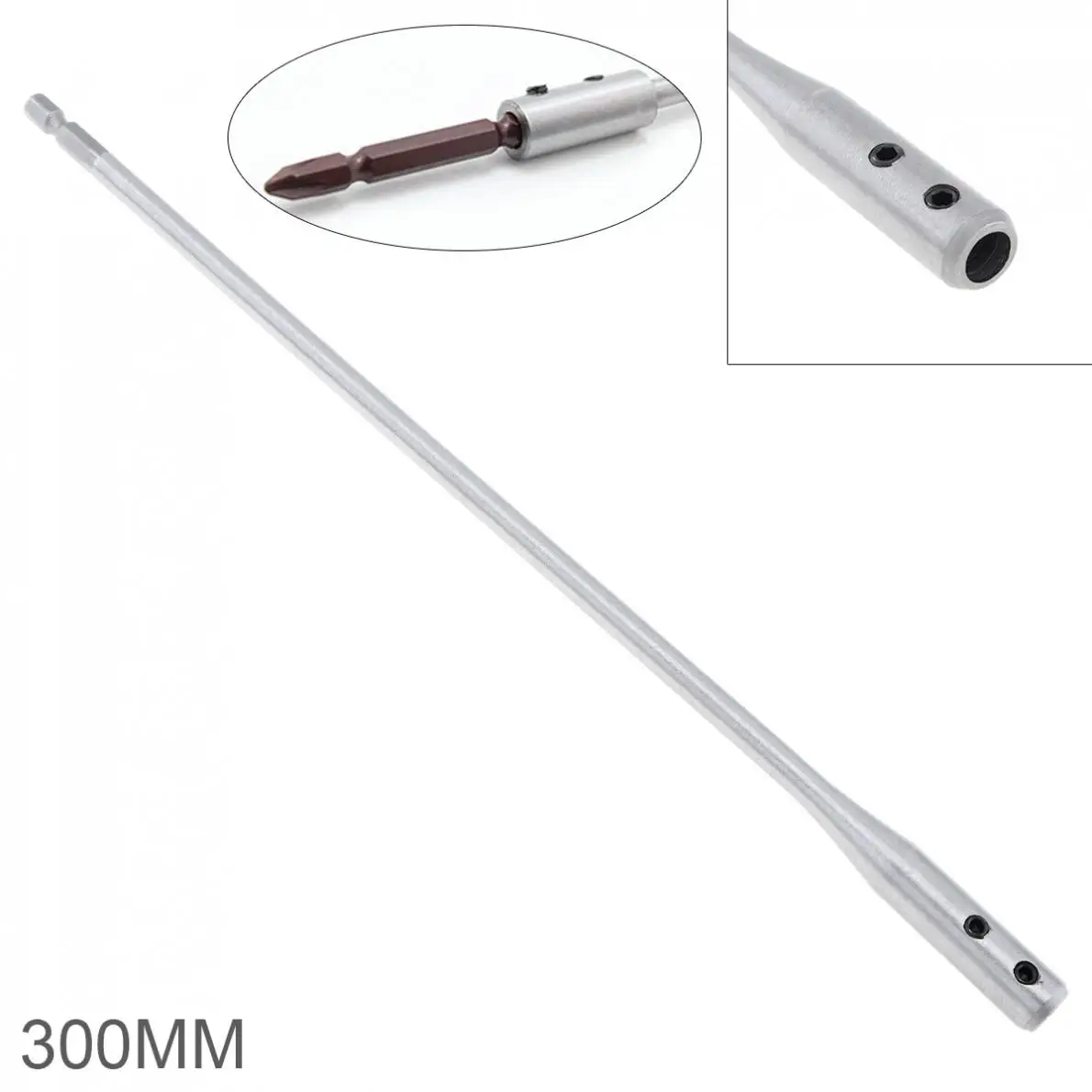 Удлинитель для дрели из легированной стали 300 мм шатун быстросменный хвостовик