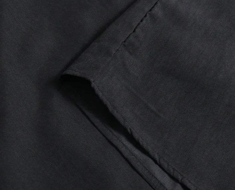 

Men Chain Pendant High Street Retro Casual Loose Long Sleeve Shirt Ins Tide Fashion Streetwear Oversize Shirt Male