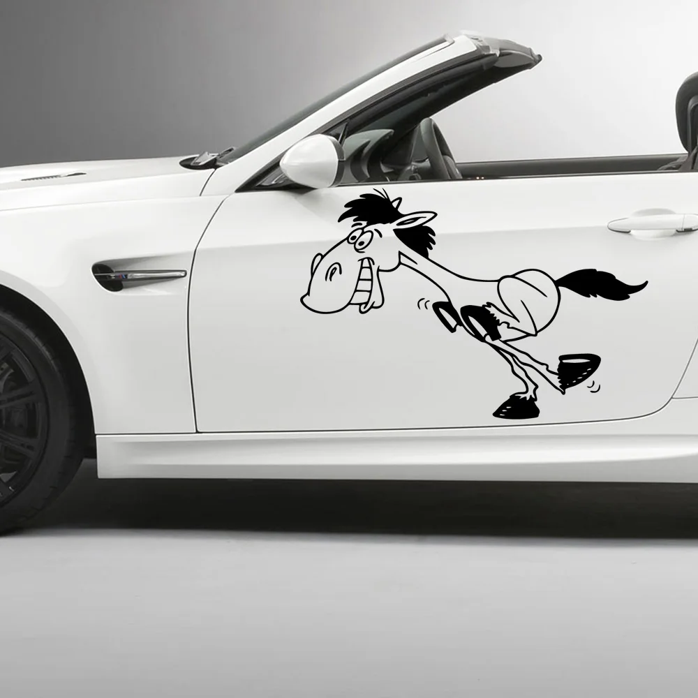 Классный дизайн Ослик наклейки для автомобилей виниловые модные креативные