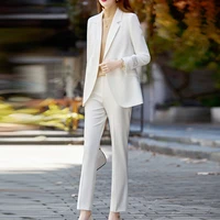 autumn and winter korean style business attire temperament goddess style formal wear high end formal wear two piece set women