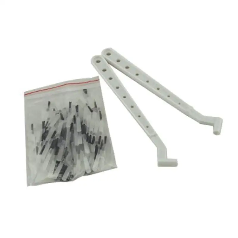 100 шт. одноразовых композитных насадок для зубной щетки с 2 ручками |