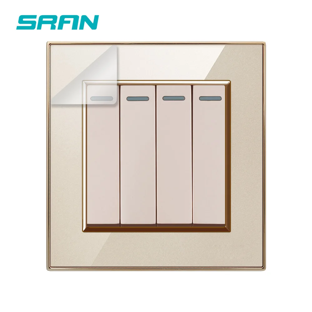 Настенный выключатель SRAN европейский/Британский стандарт настенный светильник