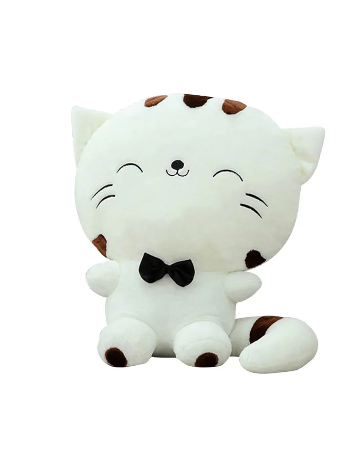 

25CM Cute Kawaii Cat with Bow Plush Dolls Toys Stuffed Soft Doll Cushion Sofa Pillow Gifts Xmas Gift Party Decor Children's day