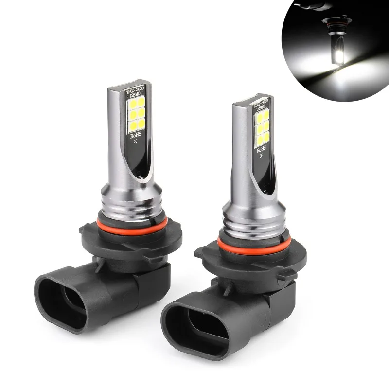 ASLENT 2 шт. автомобиль H8 H11 светодиодный 9005 hb3 9006 hb4 H3 H1 h4 h7 3030 12SMD противотуманная фара