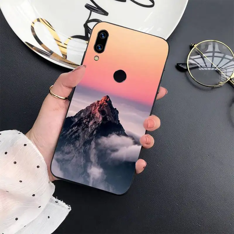 

Alpine landscape Phone Case For Xiaomi Redmi Note 4 4x 5 6 7 8 pro S2 PLUS 6A PRO