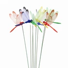 10 искусственных 3D стрекоз, бабочки, украшение для сада, уличная имитация стрекозы, ставки, двор, растение, декоративная палочка для газона