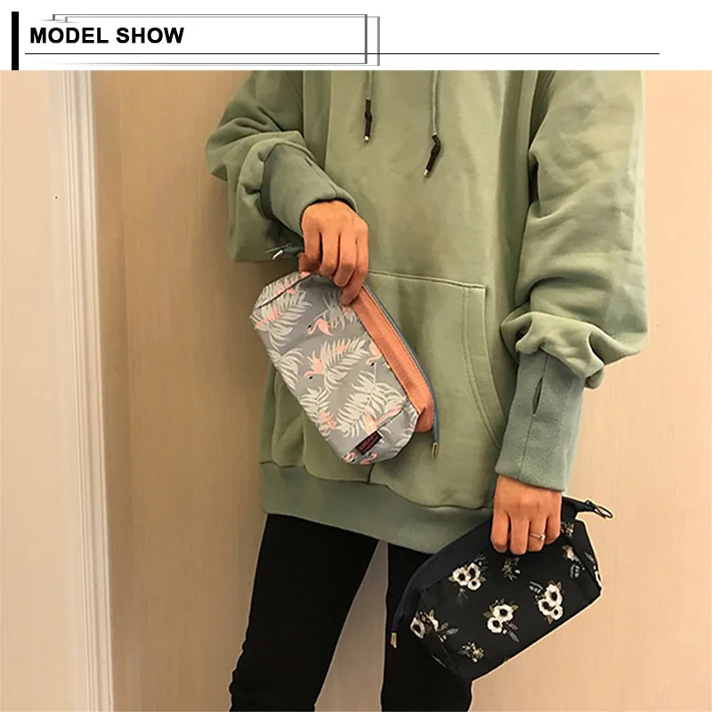 Дорожная косметичка для женщин сумка хранения в виде животного фламинго