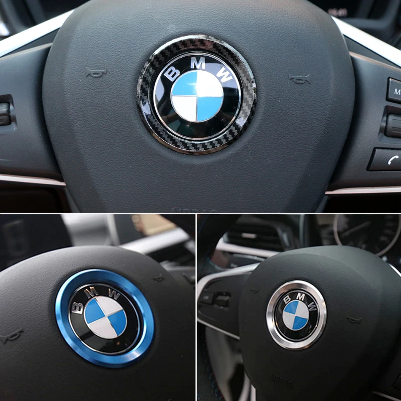 Автомобильный Стайлинг украшение кольцо на руль круглая наклейка для BMW M3 M5 E36 E46