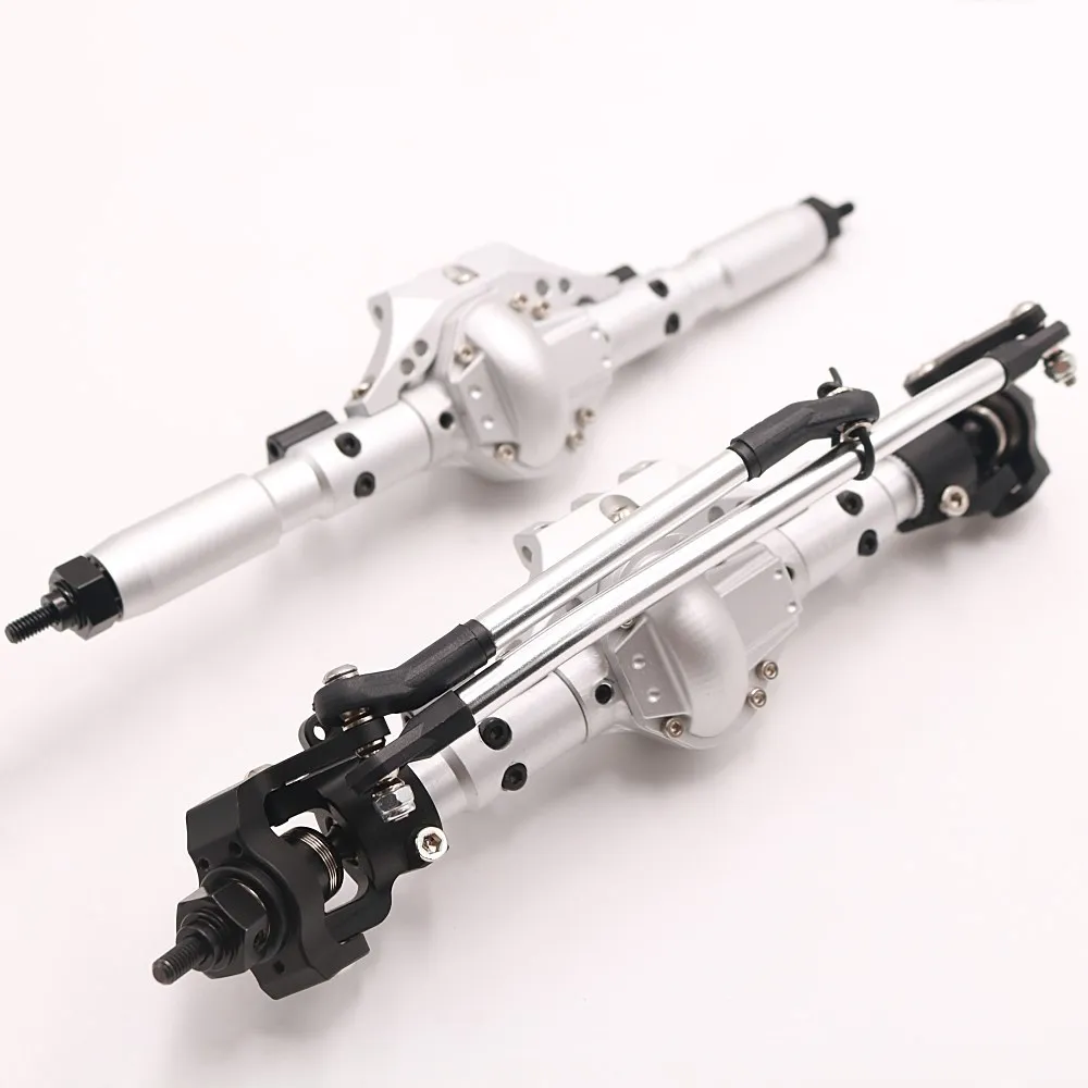 KYX Racing CNC Alloy Front Rear Axle Set for 1/10 RC Crawler Car Axial SCX10 II 90046