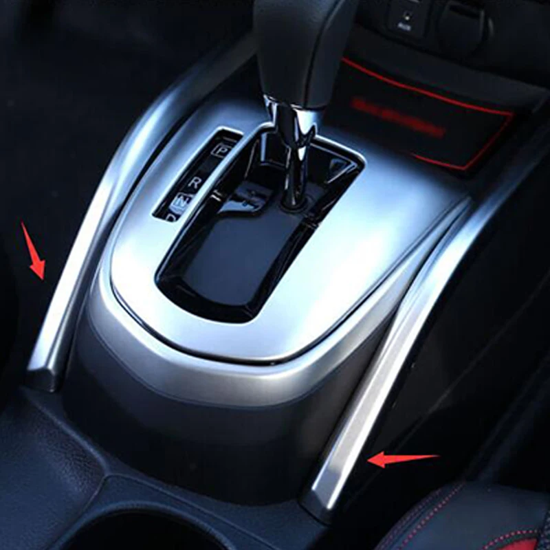 ABS хром для Nissan QASHQAI J11 2016 2017 2018 автомобильные аксессуары рычаг переключения