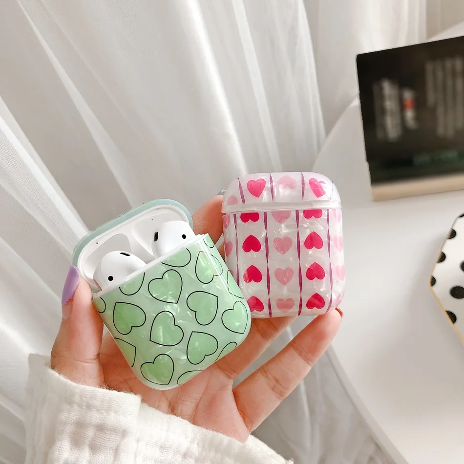 Роскошный чехол для Airpods чехол s Защита беспроводной Bluetooth чехол для наушников для Airpods2 чехол для Airpod жесткий пластик Etui Coque