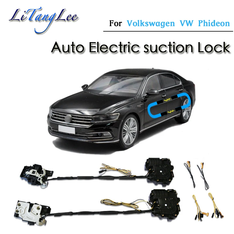 

For Volkswagen VW Phideon 2017~2020 ​Car Soft Close Door Latch Pass Lock Actuator Electric Absorption Suction Silence Closer