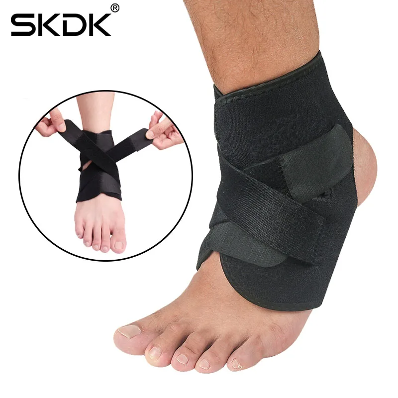 SKDK, 1 шт., напорный бандаж, поддержка лодыжки, защита для ног, баскетбол, футбол, бадминтон, анти-растяжение лодыжки, защита, теплый уход