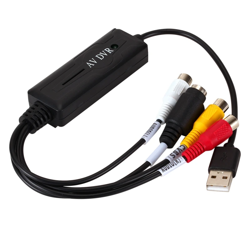 

Video and Audio USB2.0 Capture Card Support Dual System Windows MAC Monitoring AV Capture Compatible with All Systems