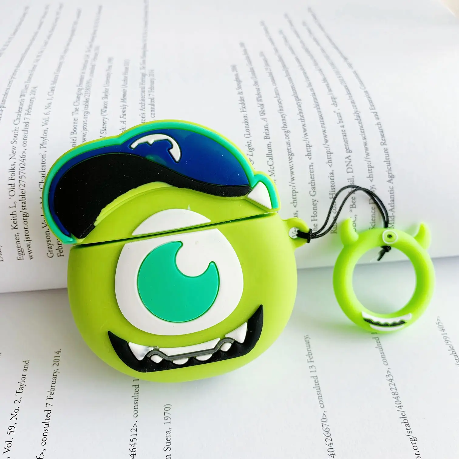 Чехол для AirPods с милым мультяшным динозавром/авокадо, фри/Кактус, силиконовый чехол для Air pods 2, Bluetooth, чехол для наушников - Цвет: F3