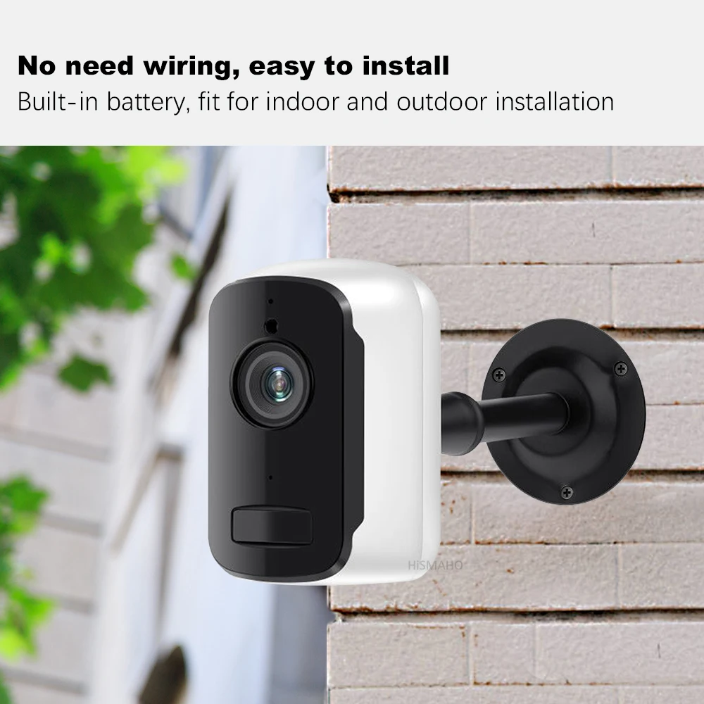 Беспроволочная батарея WiFi камера 1080P 2MP HD наружная крытая IP Беспроводная камера с питанием от аккумулятора PIR