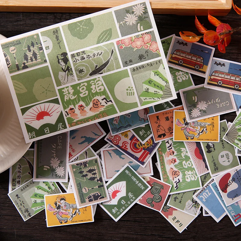 

40 Pcs/set Cute Paper Sticker Set Japanese Character Cartoon Self-adhesive Stationery Stickers For Diy Scrapbooking Diary Album