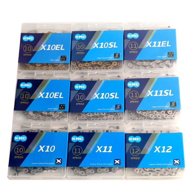 

KMC MTB bicycle chain guide bmx bike chain X12 X11 11V X10 10V X9 X8 chain speed Bicycle accessories Super light