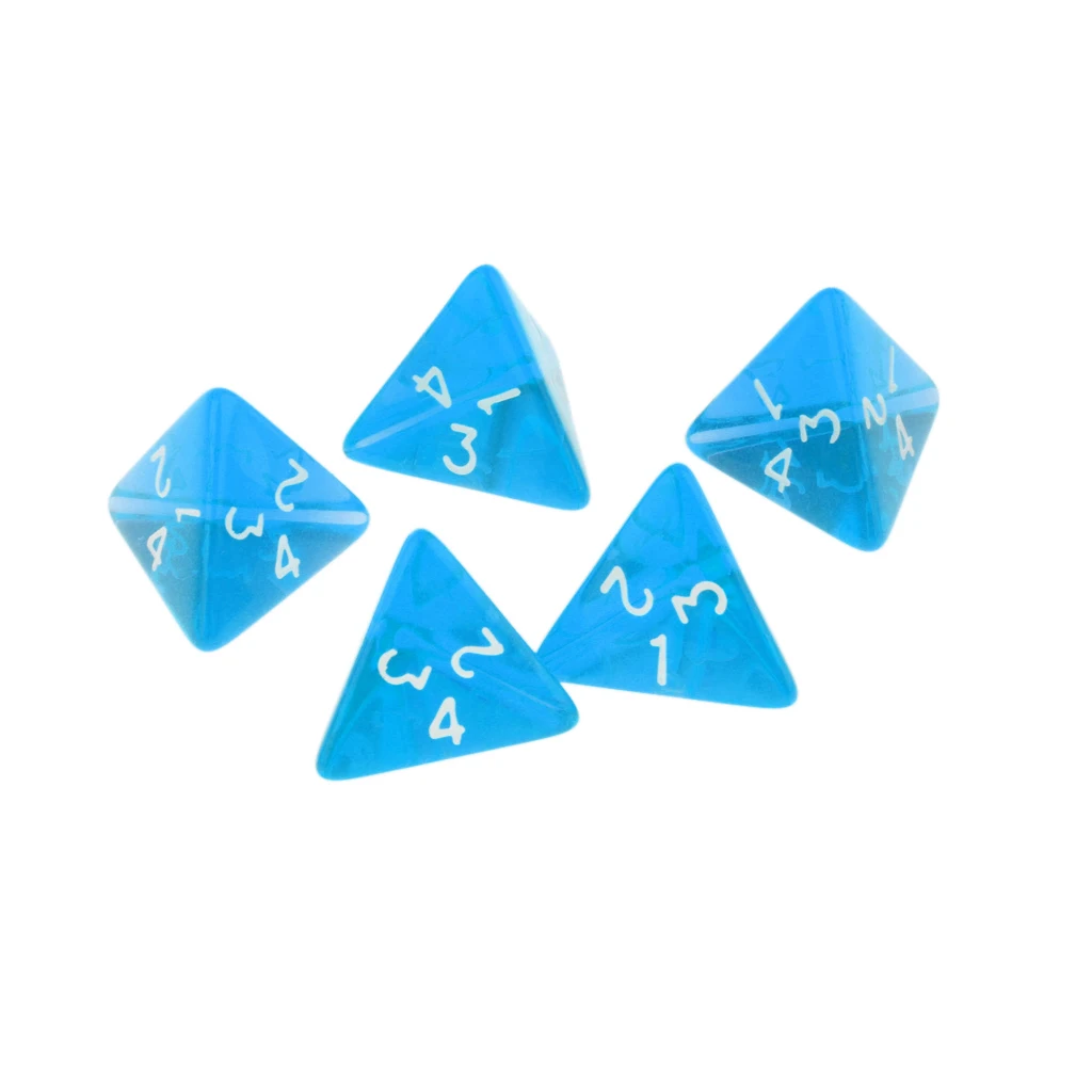 MagiDeal 25 шт. 4-сторонние кости D4 многосторонний кубики D &amp ролевые MTG настольные