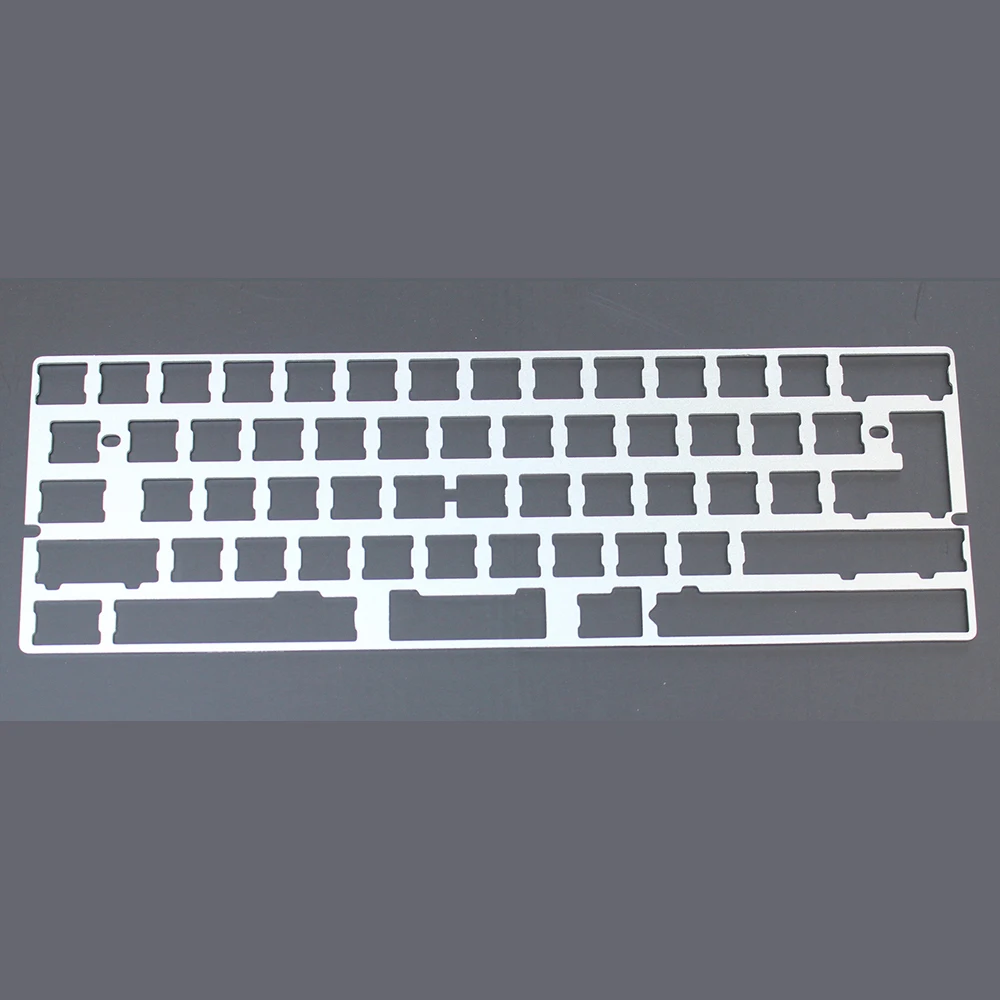 Алюминиевые пластины поддержка GH60 покер XD60 XD64 CNC Анодированный добавить клавиши