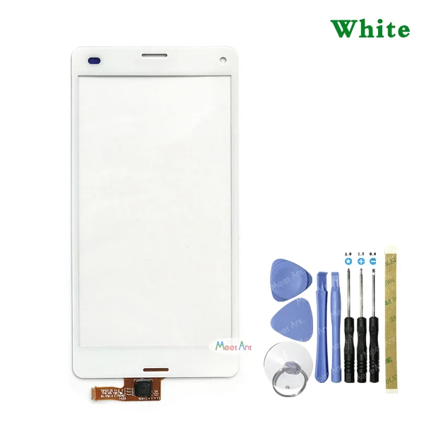 white With Tool Высокое качество 4," для sony Xperia Z3 mini Z3 Compact D5803 сенсорный экран дигитайзер Переднее стекло объектив сенсорная панель - Цвет: white With Tool