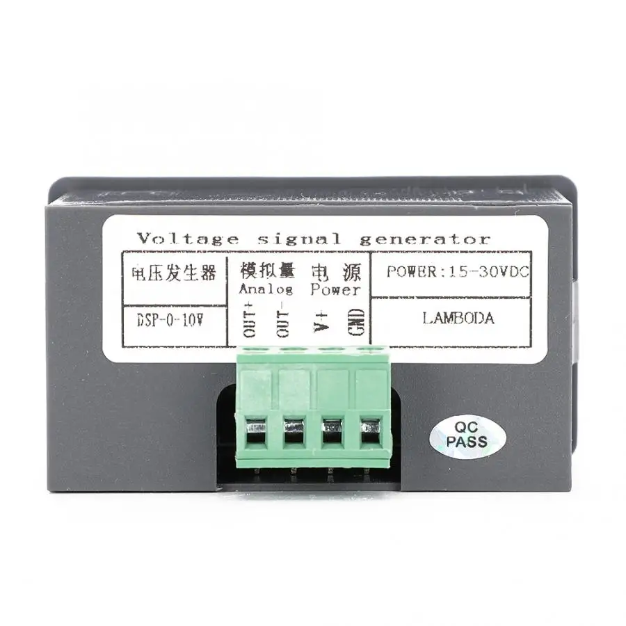 Цифровой генератор сигналов напряжения регулируемый многоповоротный