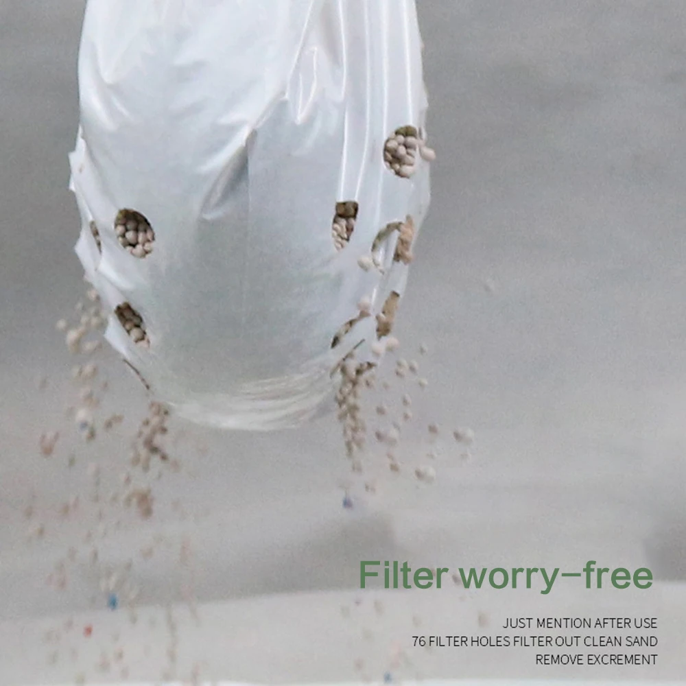 Мешок для кошачьего туалета гигиенический кошачий наполнитель на шнурке