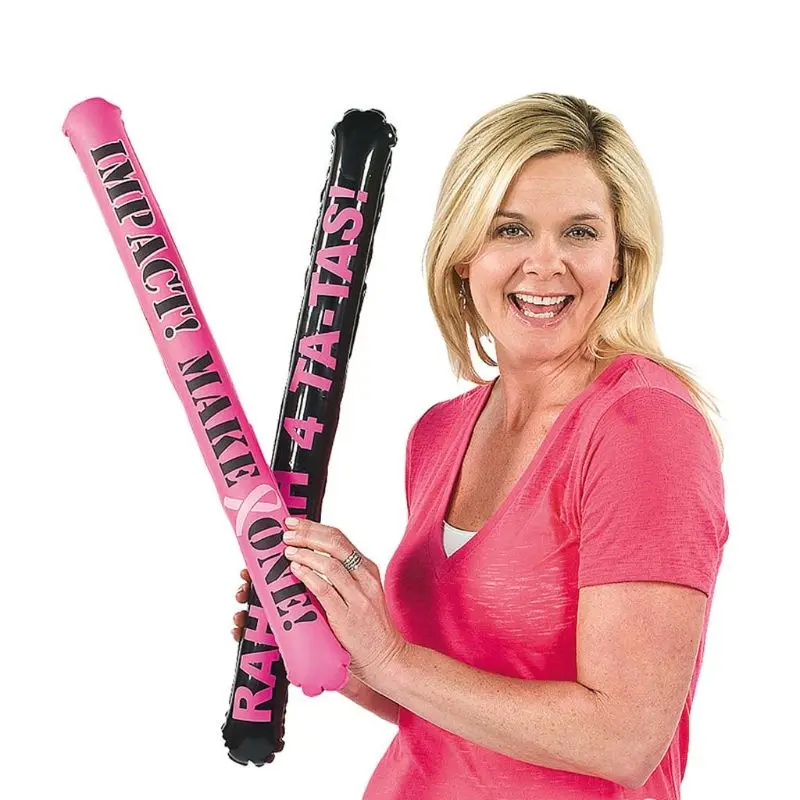 

10pcs/set Inflatable Cheerleaders Cheering Sticks Sports Competition Inflatable Cheer Stick Kids Performance Props