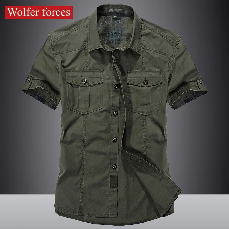 Men's Shirts Summer Men's Clothing 2021 Casual Male Shirt Short Sleeve Man Shirts Clothes Camisa Camiseta Masculina Chemise