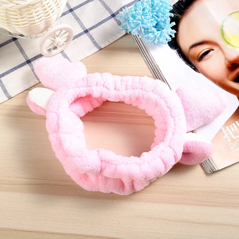 Новый женский обруч на голову с рогами модный Рождественский эластичный милый