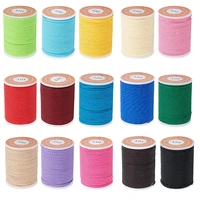 pandahall 1mm waxed polyester cord twisted thread for macrame braided bracelets string diy jewelry making accessories 10 rolls