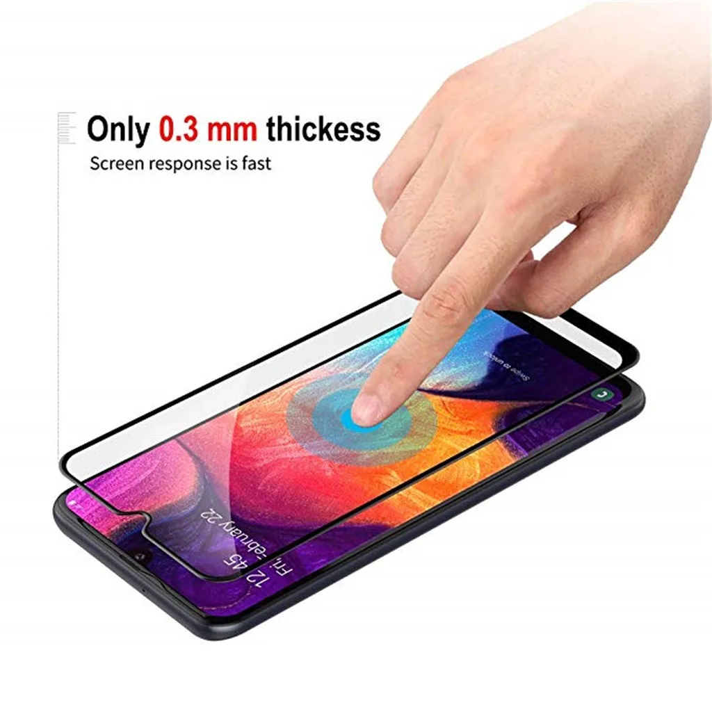 Ouhaobin Tempered Glass Films For Samsung Galaxy A30 / A20 HD Film Screen Protector film Cell Phone Accessories | Мобильные телефоны